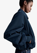 Load image into Gallery viewer, Salome taffeta bomber jacket, Navy blue
