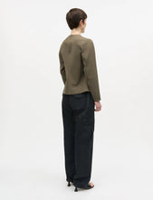 Load image into Gallery viewer, Stretchy Nylon Sara Jacket, Tarmac
