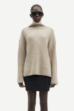 Sazlata Turtleneck 15353 Khaki Mel.