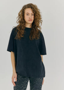 Scottie tee, Black washed