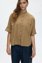 Load image into Gallery viewer, SEVAL Poplin boxy shirt, Havanna
