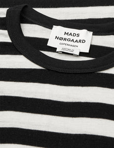 Sharon Fine Wool Knit, Black/Vanilla