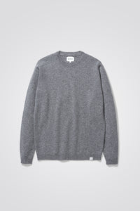 Sigfred Merino Lambswool Sweater Grey Mel.