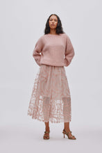 Load image into Gallery viewer, SILKE Scribble full skirt, Blush
