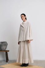 Load image into Gallery viewer, SMEA Poplin flared shirt, Clay
