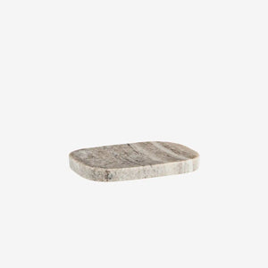 Oval marble soap dish