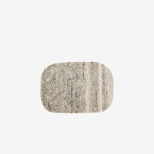Oval marble soap dish