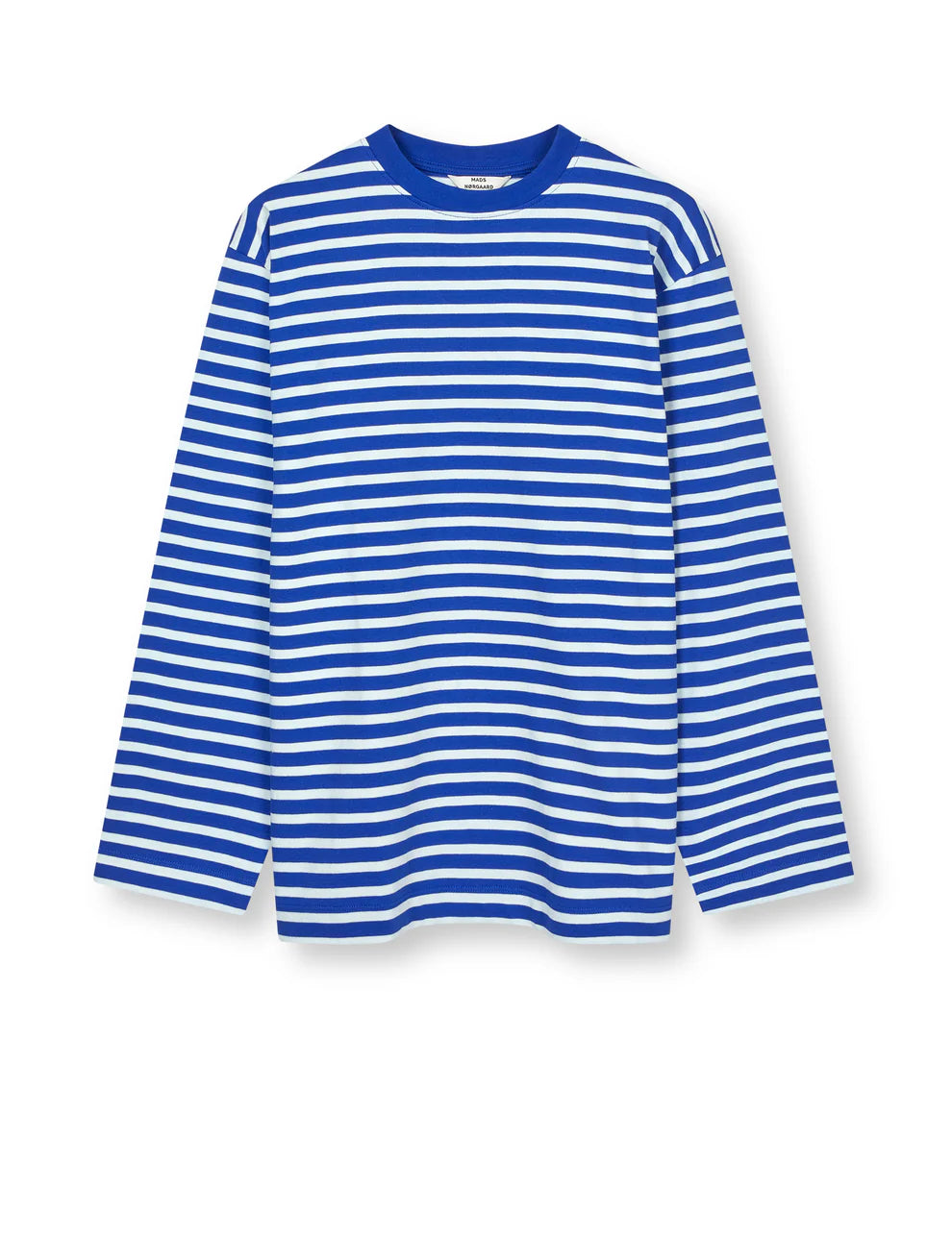 Soft Single Jerry LS Tee, Bluing/White