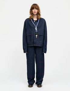 Solar Denim Jacket, Dark Indigo