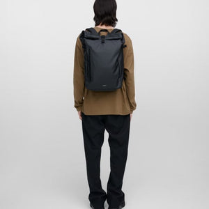STREAM Slim Rolltop Backpack L Black
