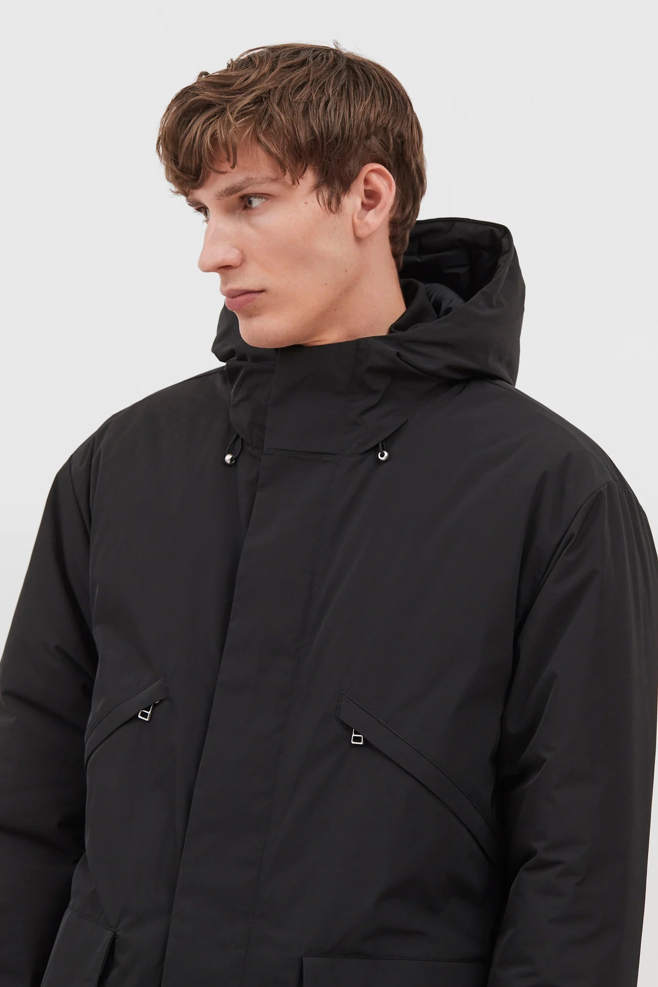 Black military parka outlet
