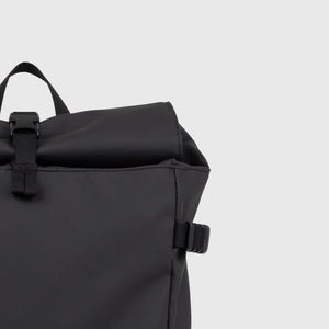 STREAM Slim Rolltop Backpack M Black