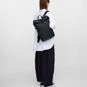 STREAM Slim Rolltop Backpack M Black