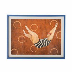 Svela Illustration w. Frame, Brown