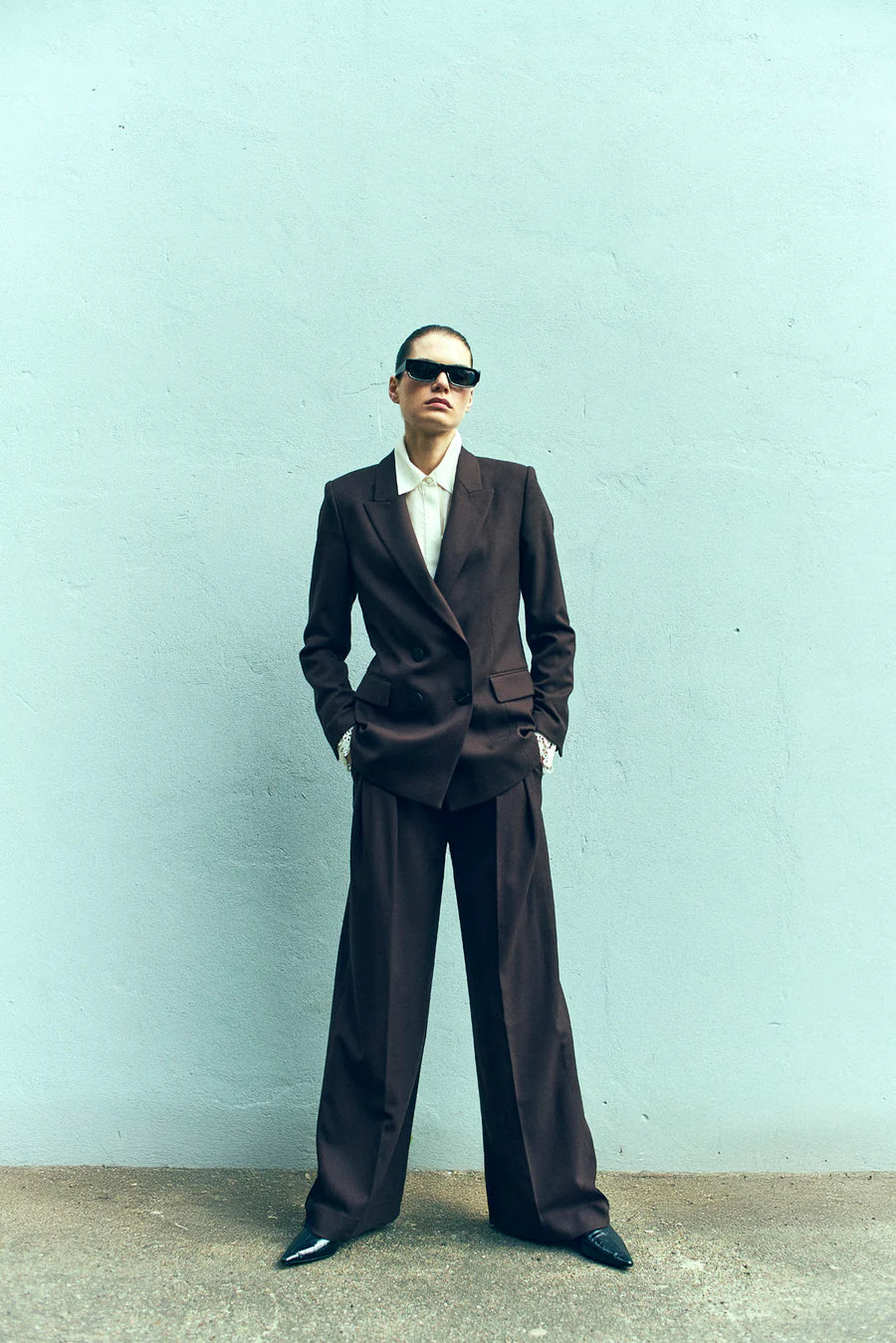 TAILOR high waisted pants, Mole