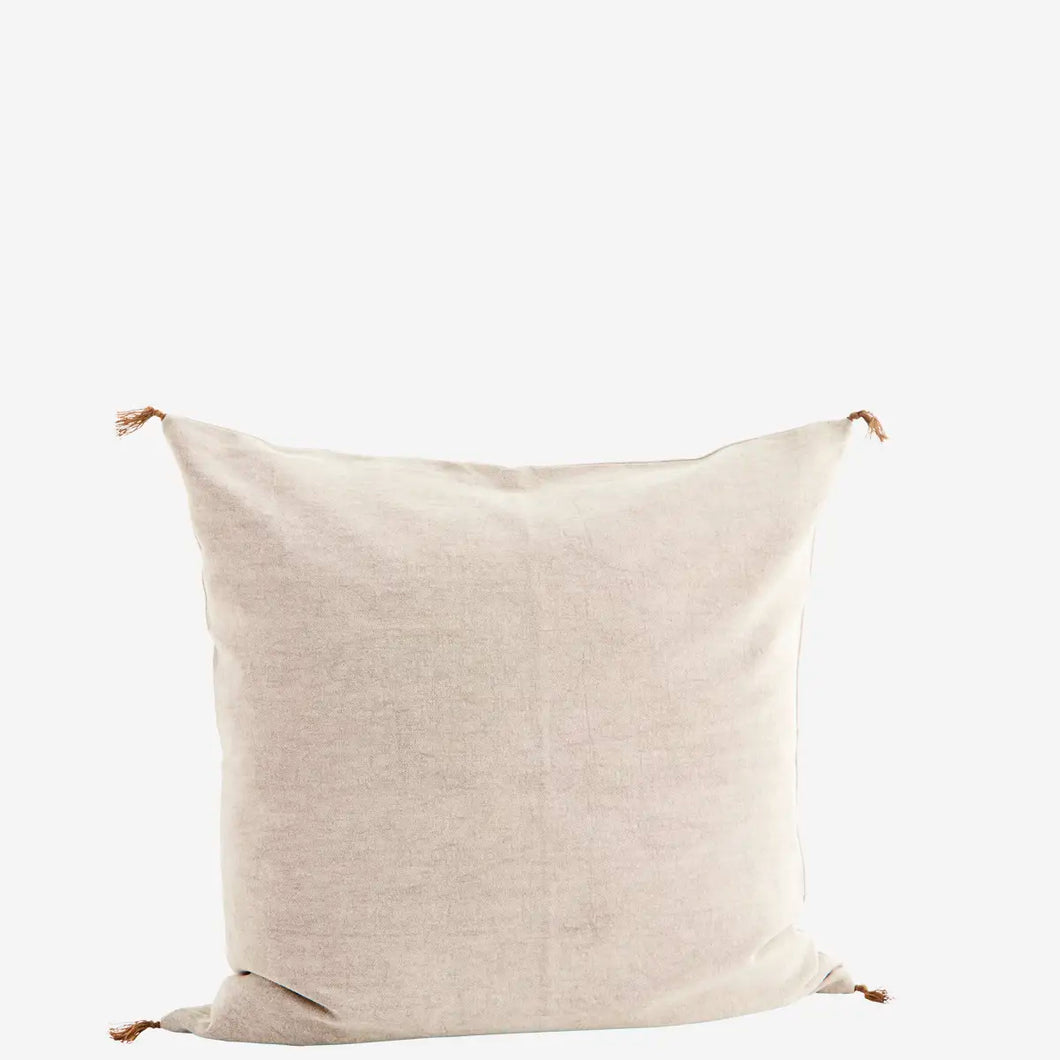 Cotton cushion cover 50x50 cm Light taupe