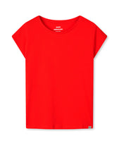 Load image into Gallery viewer, Teasy Organic Jersey Fiery Red
