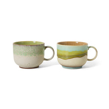 Load image into Gallery viewer, 70s ceramics tea cups (set of 2), neo
