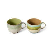 Load image into Gallery viewer, 70s ceramics tea cups (set of 2), neo
