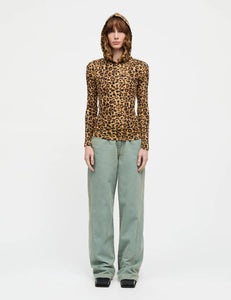 Tilla Hood AOP, Leopard/Black