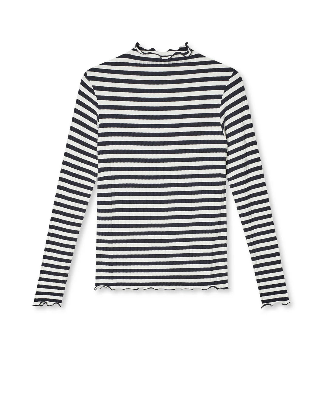 Trutte Stripe LS Tee, Vanilla Ice/Parisian Night
