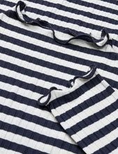 Load image into Gallery viewer, Trutte Stripe LS Tee, Vanilla Ice/Parisian Night

