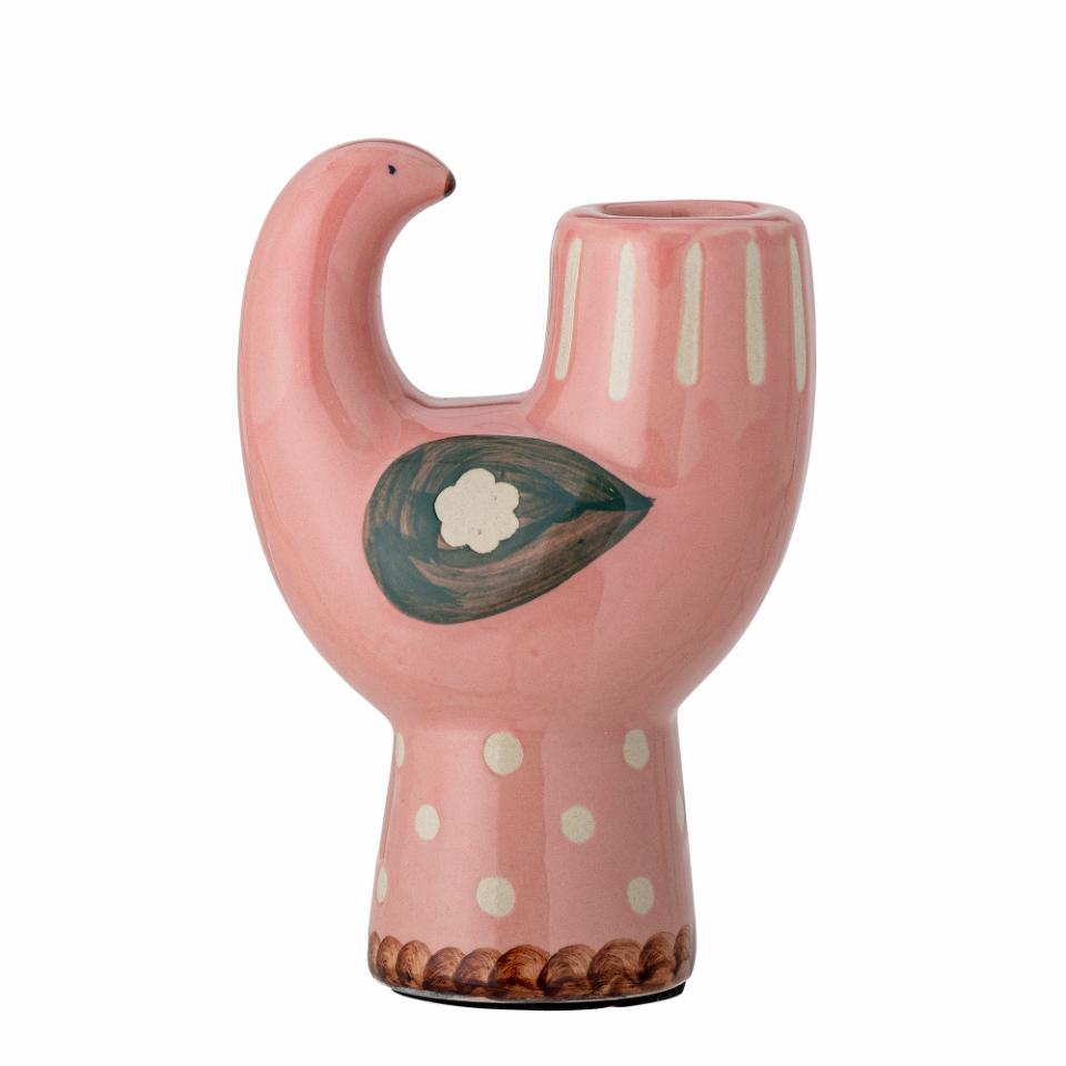 Trudy Candle Holder, Rose