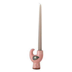 Trudy Candle Holder, Rose