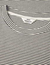 Load image into Gallery viewer, 2x2 Cotton Stripe Tuba Tee LS, Vanilla Ice/Black
