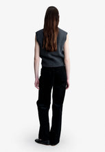 Load image into Gallery viewer, Vicky sleeveless wool sweater, Charcoal grey
