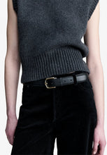 Load image into Gallery viewer, Vicky sleeveless wool sweater, Charcoal grey
