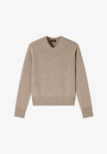 Laden Sie das Bild in den Galerie-Viewer, Violette wool sweater, Taupe
