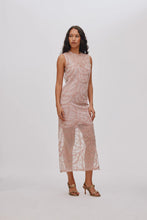 Load image into Gallery viewer, VITA Scribble long dress, Blush
