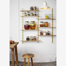 Laden Sie das Bild in den Galerie-Viewer, Wall rack with wooden shelves
