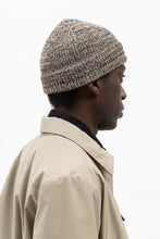 Load image into Gallery viewer, Wool Cotton Rib Beanie Camel
