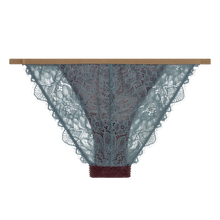 Load image into Gallery viewer, WILD ROSE Comfortable lace briefs, Burgundy
