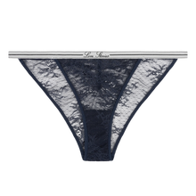 Laden Sie das Bild in den Galerie-Viewer, Wild Rose lace briefs, Dark blue
