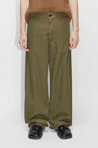 Wind Trousers Army Green