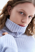 Load image into Gallery viewer, Wool Turtleneck Sweater Ice Blue
