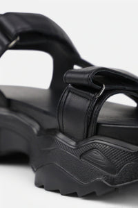 Demand Leather Sandals black