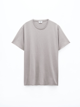 Load image into Gallery viewer, Roll Neck Tee Oyster Grey
