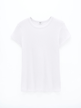 Load image into Gallery viewer, Fine Rib Tee White
