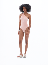 Load image into Gallery viewer, Asymmetric Swimsuit Pale Rose

