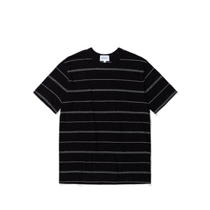 Joakim Cotton/Linen Fine Stripe Black