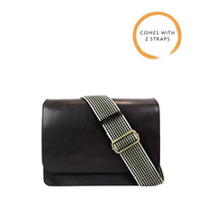 Load image into Gallery viewer, Audrey Black Classic Leather - Checkered Strap
