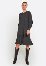 Load image into Gallery viewer, Als short knit dress Dark Grey
