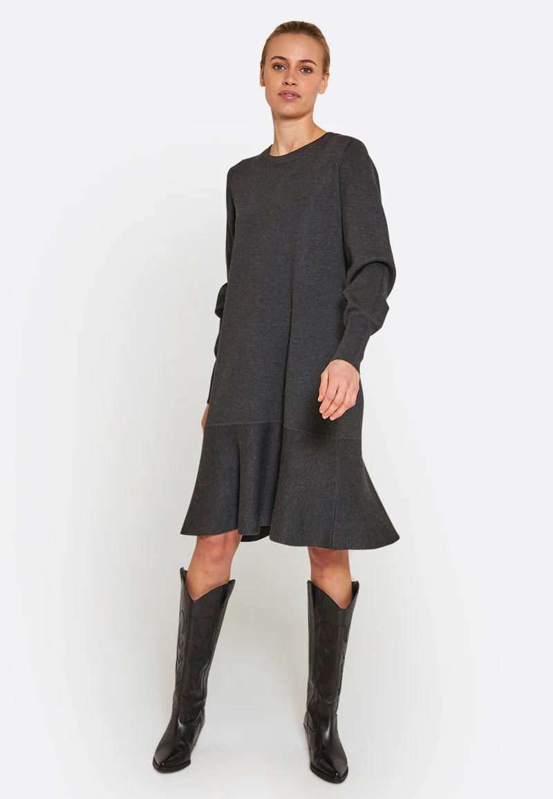 Als short knit dress Dark Grey