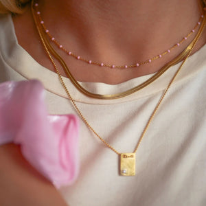 Caroline Necklace 925S Gold Plated