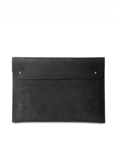 Laptop Sleeve 15" Black Hunter Leather