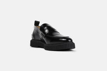 Load image into Gallery viewer, Collision Penny Loafer Black
